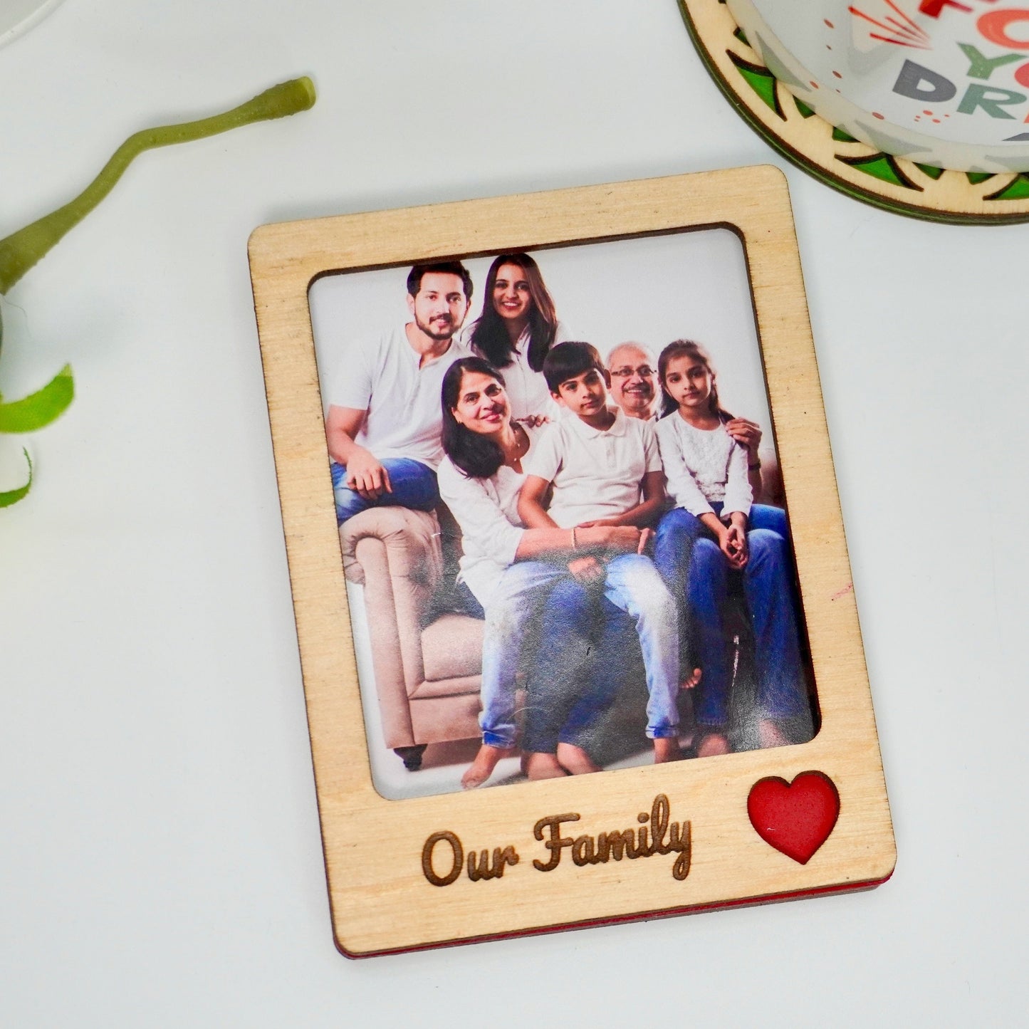 Wooden Fridge Magnet | Our Family