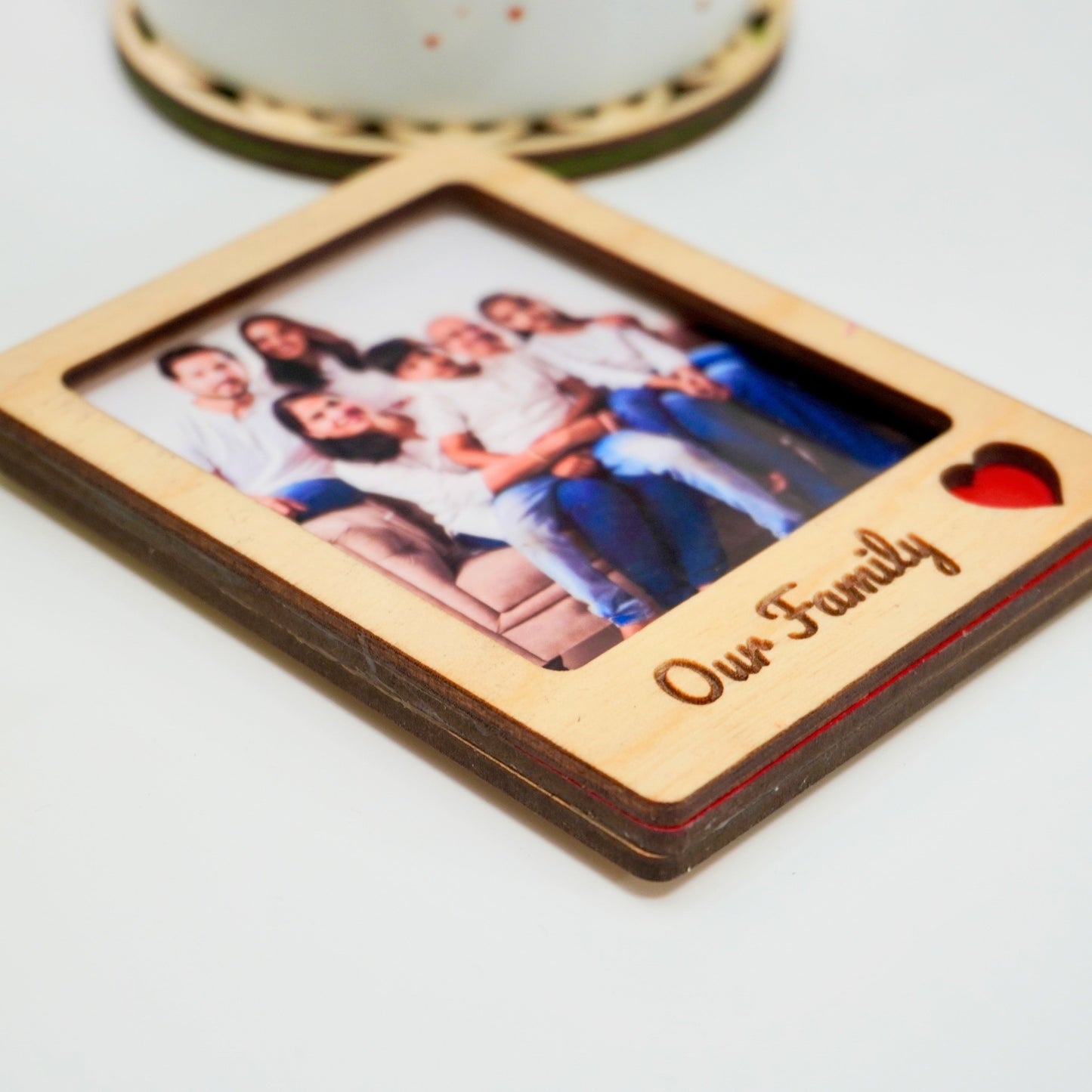 Wooden Fridge Magnet | Our Family