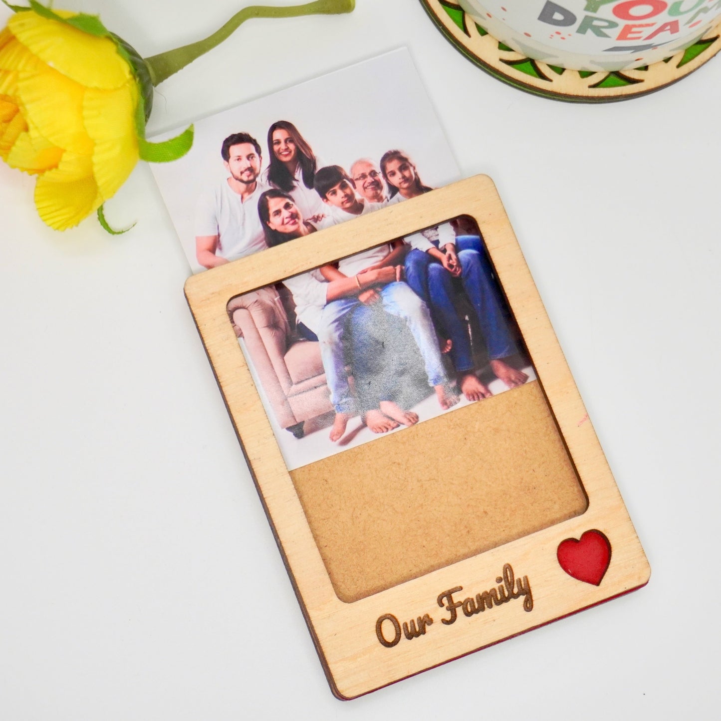 Wooden Fridge Magnet | Our Family