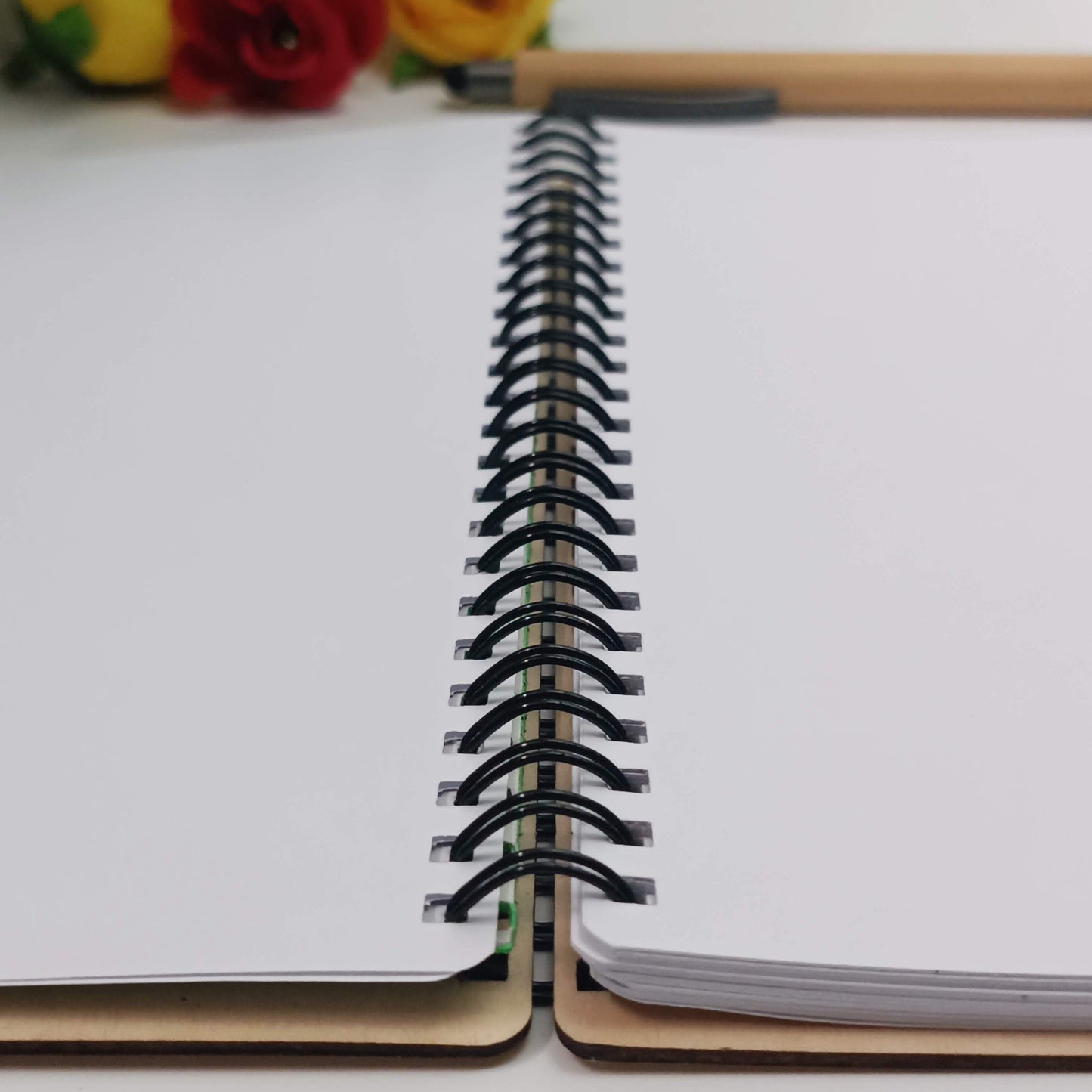 Butterfly Wooden Notebook