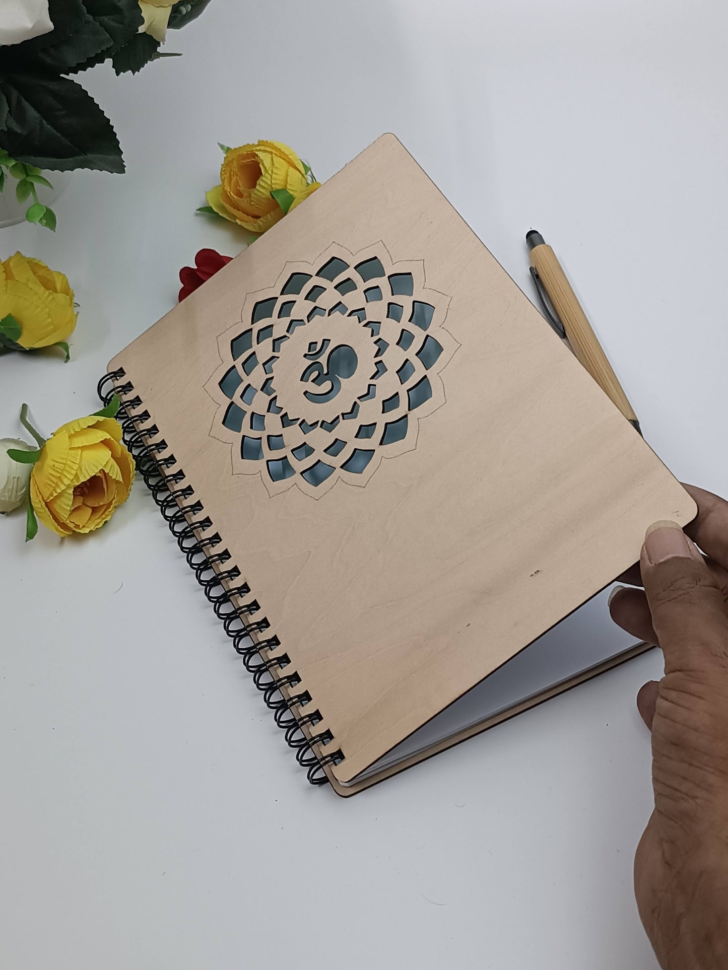 OM Wooden Notebook