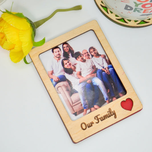 Wooden Fridge Magnet | Our Family