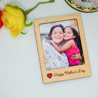 Wooden Fridge Magnet | Personalised | Happy Mothers Day