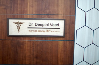 Pharmacy Doctor Name Plate | Personalized | 14x4 Inch