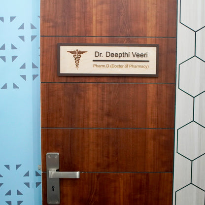 Pharmacy Doctor Name Plate | Personalized | 14x4 Inch