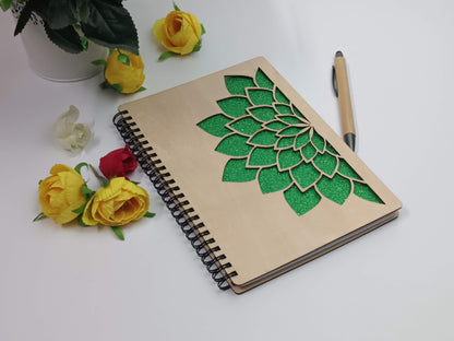 Mandala Wooden Notebook