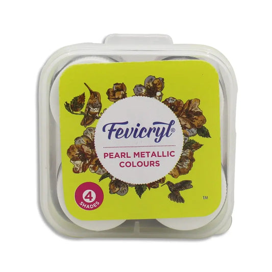 Fevicryl Pearl Metallic Kit - 4 Shades