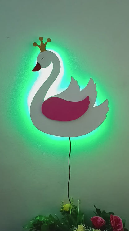Kids Room Wall Lamp | Swan