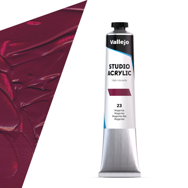 21.023 Vallejo Studio Acrylics - Magenta - 58 ML